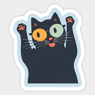 Cat lady Sticker